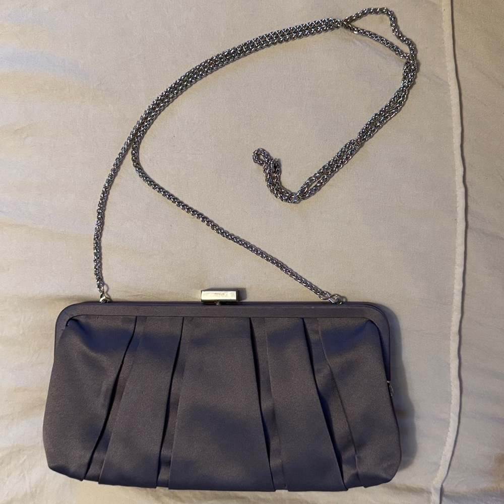 Elegant Black Clutch with Chain Strap